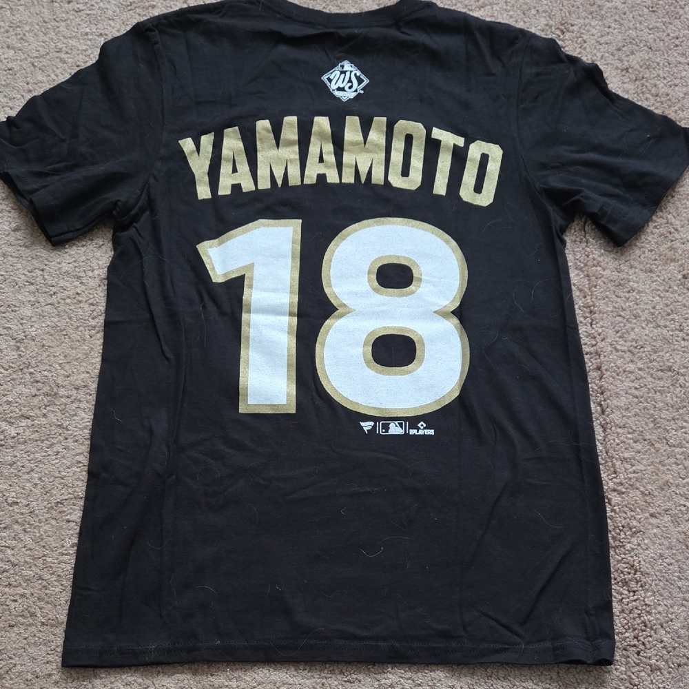 Fanatics Black and Gold Yamamoto Tee